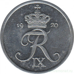 Монета. Дания. 2 эре 1970 год.
