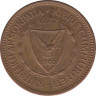 Монета. Кипр. 5 милей 1977 год. ав.