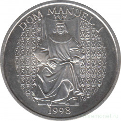 Монета. Португалия. 1000 эскудо 1998 год. Мануэль I Счастливый. 