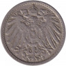 Монета. Германская империя. 5 пфеннигов 1901 год. (D).