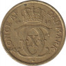 Монета. Дания. 1/2 кроны 1940 год. ав.
