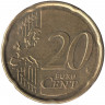 Монета. Финляндия. 20 центов 2012 год. 