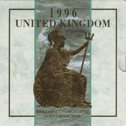 Монета. Великобритания. Годовой набор 1996 год. В буклете.