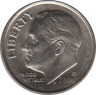 Монета. США. 10 центов 2004 год. Монетный двор D. ав.