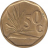 Монета. Южно-Африканская республика (ЮАР). 50 центов 1991 год. рев.