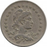 Монета. Бразилия. 400 рейсов 1925 год.