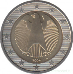 Монеты. Германия. Набор евро 8 монет 2004 год. 1, 2, 5, 10, 20, 50 центов, 1, 2 евро. (A).