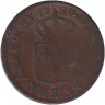 Монета. Франция. 1 соль 1789 год. Людовик XVI. K.