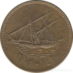 Монета. Кувейт. 10 филсов 2009 год.