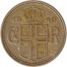Монета. Исландия. 2 кроны 1940 год.