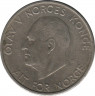 Монета. Норвегия. 5 крон 1969 год. рев.