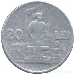 Монета. Румыния. 20 лей 1951 год.