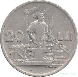 Монета. Румыния. 20 лей 1951 год.