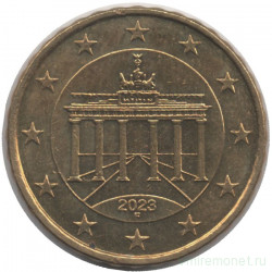 Монета. Германия. 10 центов 2023 год. (F).