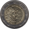  Монета. Португалия. 2 евро 2010 год. 100 лет дня Португальской республике. ав.