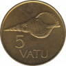 Монета. Вануату. 5 вату 1999 год. рев.