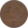Монета. Либерия. 1 цент 1960 год. ав.