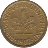  Монета. ФРГ. 5 пфеннигов 1982 год. Монетный двор - Карлсруэ (G). ав.