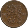Монета. Финляндия. 1 пенни 1922 год. ав