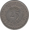Монета. Суринам. 25 центов 2009 год. ав.