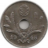 Аверс.Монета. Финляндия. 10 пенни 1945 год.