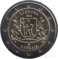 Монета. Литва. 2 евро 2021 год. Литовские этнографические регионы - Дзукия.