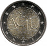 Аверс.Монета. Литва. 2 евро 2015 год. Литовский язык.