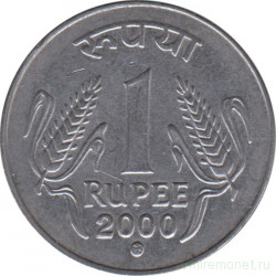 Монета. Индия. 1 рупия 2000 год.