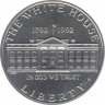 Монета. США. 1 доллар 1992 год. 200 лет Белому Дому. Монетный двор D. ав.