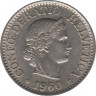  Монета. Швейцария. 10 раппенов 1960 год. ав.