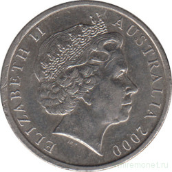 Монета. Австралия. 5 центов 2000 год.