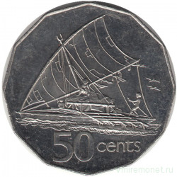 Монета. Фиджи. 50 центов 1998 год. 