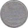 Монета. Французская Полинезия. 1 франк 1979 год. рев.