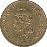 Монета. Новые Гебриды (Вануату). 2 франка 1975 год. ав.