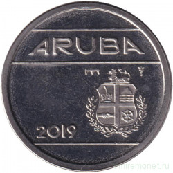 Монета. Аруба. 25 центов 2019 год.