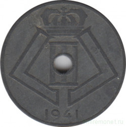 Монета. Бельгия. 5 сантимов 1941 год. BELGIQUE-BELGIE.