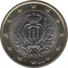Монета. Сан-Марино. 1 евро 2007 год. ав.