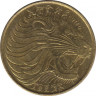 Монета. Эфиопия. 5 сантимов 2006 год. ав.