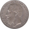 Монета. Свободное государство Конго (1885 - 1908). 1 франк 1896 год. ав.