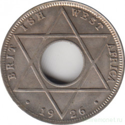 Монета. Британская Западная Африка. 1/10 пенни 1926 год.