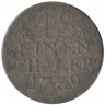 Монета. Германия. Пруссия. 1/48 талера 1779 год.