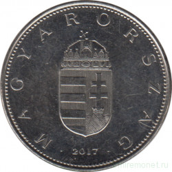 Монета. Венгрия. 10 форинтов 2017 год.