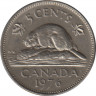 Монета. Канада. 5 центов 1976 год. ав.