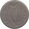 Монета. Ирландия. 1 фунт 1994 год. ав.