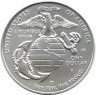 Монета. США. 1 доллар 2025 год (P). 250 лет Корпусу морской пехоты США. Ац.