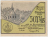 Бона. Нотгельд. Германия. Город Олдислебен. 50 пфеннигов 1921 год. 1022.1.а.2. ав.