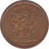 Монета. Южно-Африканская республика. 1 цент 1997 год. ав.