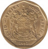 Монета. Южно-Африканская республика (ЮАР). 50 центов 1992 год. ав.