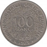 Монета. Западноафриканский экономический и валютный союз (ВСЕАО). 100 франков 1979 год. ав.