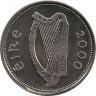 Реверс. Монета. Ирландия. 1 фунт 2000 год. Миллениум.